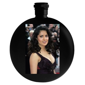 Salma Hayek Round Flask