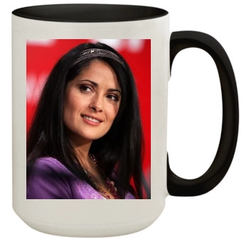 Salma Hayek 15oz Colored Inner & Handle Mug