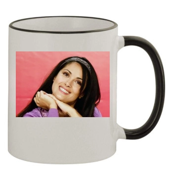 Salma Hayek 11oz Colored Rim & Handle Mug