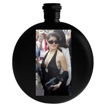 Salma Hayek Round Flask