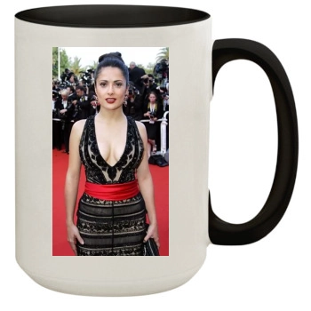 Salma Hayek 15oz Colored Inner & Handle Mug