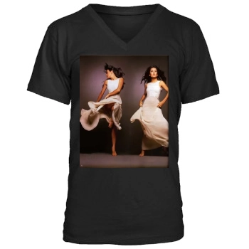 Salma Hayek Men's V-Neck T-Shirt