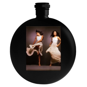 Salma Hayek Round Flask