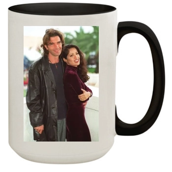 Salma Hayek 15oz Colored Inner & Handle Mug