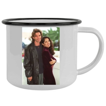 Salma Hayek Camping Mug