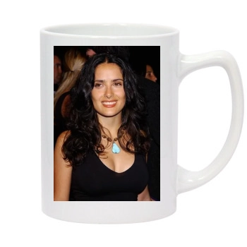 Salma Hayek 14oz White Statesman Mug