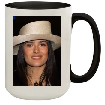 Salma Hayek 15oz Colored Inner & Handle Mug