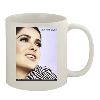 Salma Hayek 11oz White Mug