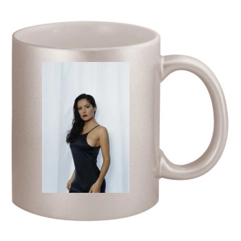 Salma Hayek 11oz Metallic Silver Mug