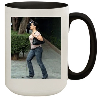 Salma Hayek 15oz Colored Inner & Handle Mug