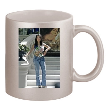 Salma Hayek 11oz Metallic Silver Mug