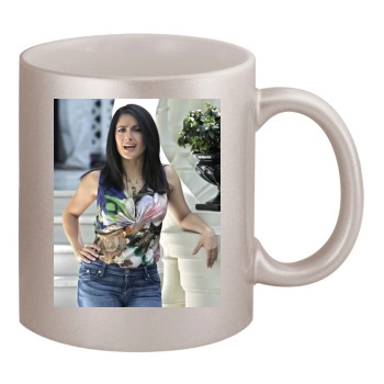 Salma Hayek 11oz Metallic Silver Mug