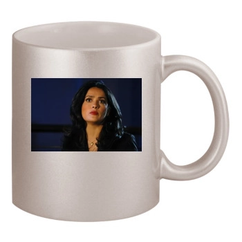 Salma Hayek 11oz Metallic Silver Mug