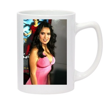 Salma Hayek 14oz White Statesman Mug