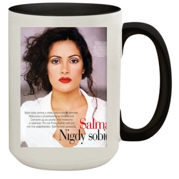 Salma Hayek 15oz Colored Inner & Handle Mug