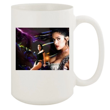 Salma Hayek 15oz White Mug