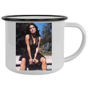 Salma Hayek Camping Mug