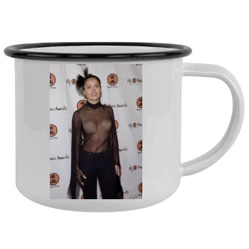 Salma Hayek Camping Mug