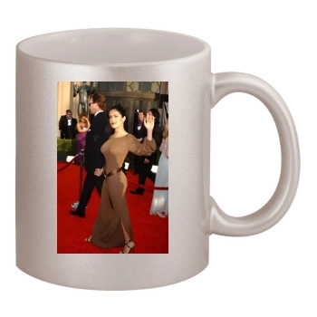 Salma Hayek 11oz Metallic Silver Mug