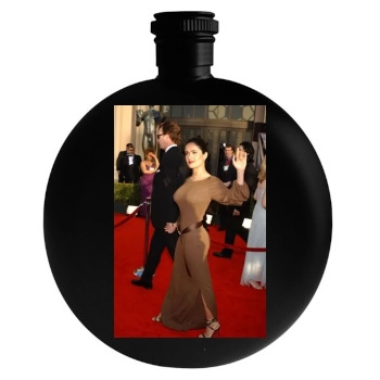 Salma Hayek Round Flask