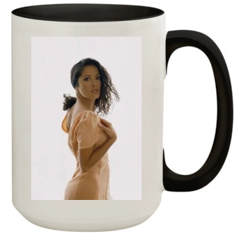 Salma Hayek 15oz Colored Inner & Handle Mug