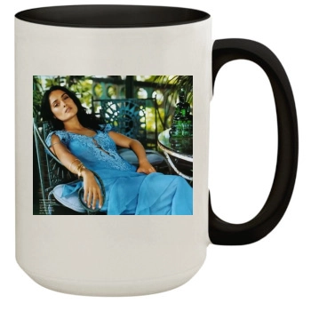 Salma Hayek 15oz Colored Inner & Handle Mug