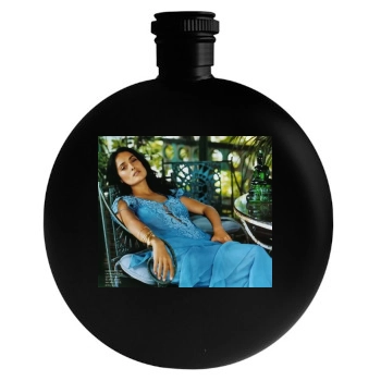 Salma Hayek Round Flask