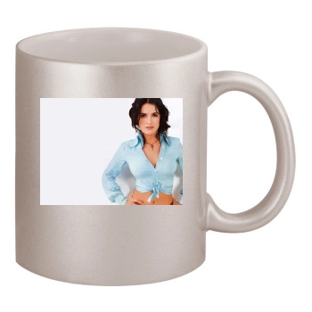 Salma Hayek 11oz Metallic Silver Mug