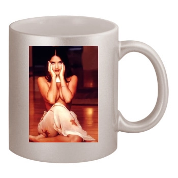 Salma Hayek 11oz Metallic Silver Mug