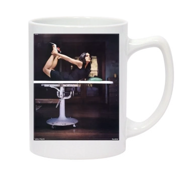 Salma Hayek 14oz White Statesman Mug