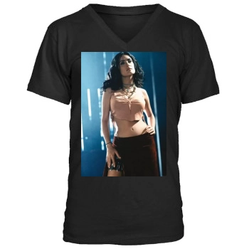 Salma Hayek Men's V-Neck T-Shirt