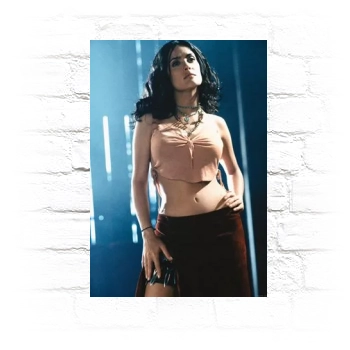 Salma Hayek Metal Wall Art