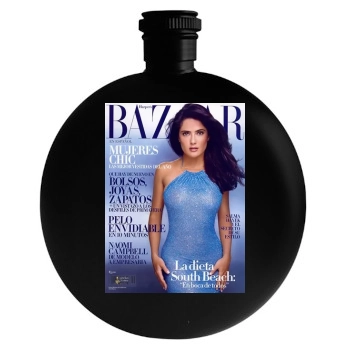 Salma Hayek Round Flask