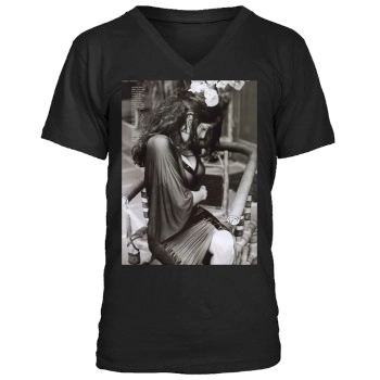 Salma Hayek Men's V-Neck T-Shirt