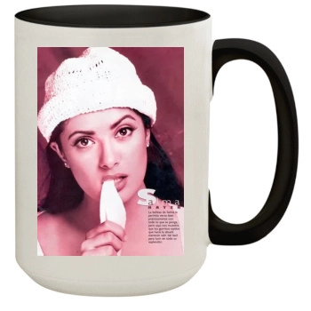 Salma Hayek 15oz Colored Inner & Handle Mug