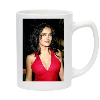 Salma Hayek 14oz White Statesman Mug