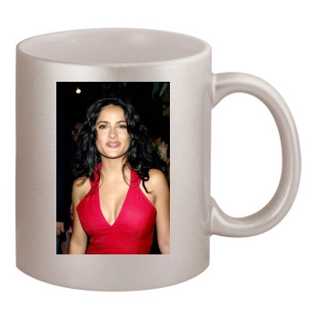 Salma Hayek 11oz Metallic Silver Mug