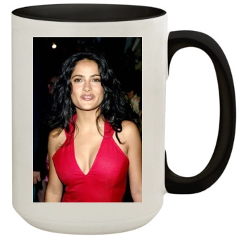 Salma Hayek 15oz Colored Inner & Handle Mug