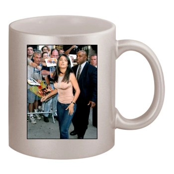 Salma Hayek 11oz Metallic Silver Mug