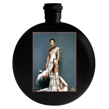 Salma Hayek Round Flask