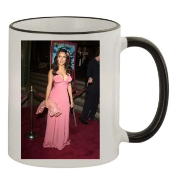 Salma Hayek 11oz Colored Rim & Handle Mug