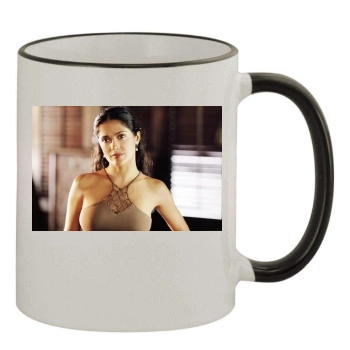 Salma Hayek 11oz Colored Rim & Handle Mug