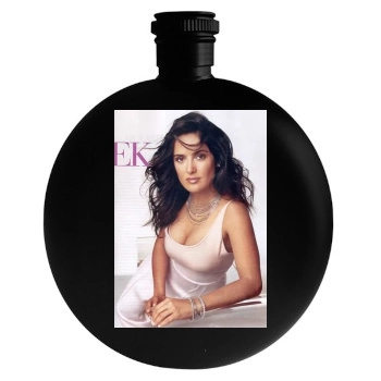 Salma Hayek Round Flask