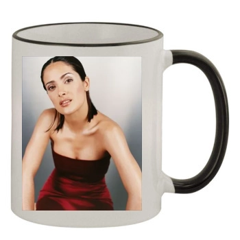 Salma Hayek 11oz Colored Rim & Handle Mug