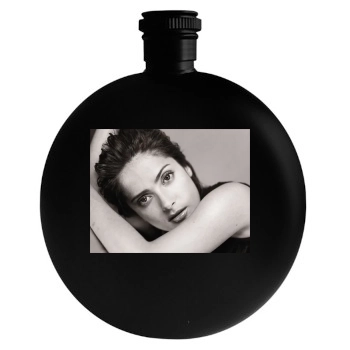 Salma Hayek Round Flask