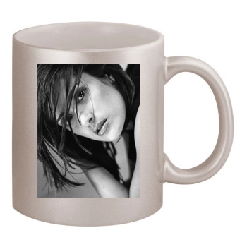 Salma Hayek 11oz Metallic Silver Mug