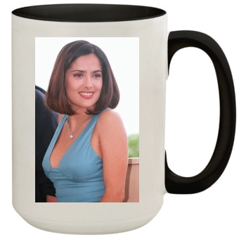 Salma Hayek 15oz Colored Inner & Handle Mug