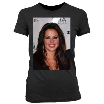 Sara Evans Women's Junior Cut Crewneck T-Shirt