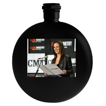 Sara Evans Round Flask