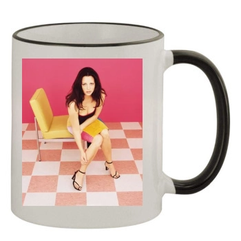 Sara Evans 11oz Colored Rim & Handle Mug